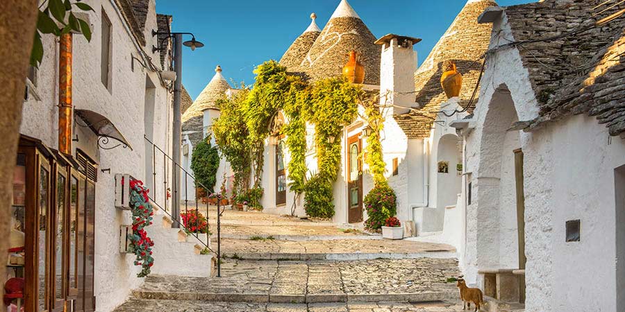 See the ‘Trulli’ houses of Alberobello