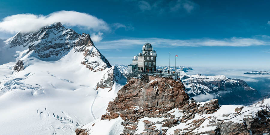Taking in the Alps from the ‘Top of Europe’
